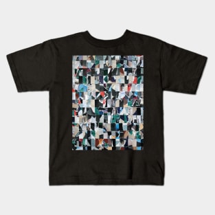 Minimal Abstract Collage of Rectangles. Kids T-Shirt